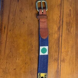 Smathers & Branson Needlepoint Ski Belt